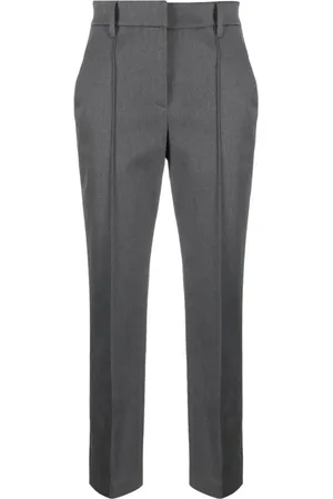 Brunello Cucinelli Damen, Hosen, Grau, LGröße: