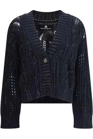 ERMANNO SCERVINO Damen, Strickwaren, Schwarzk, SGröße: