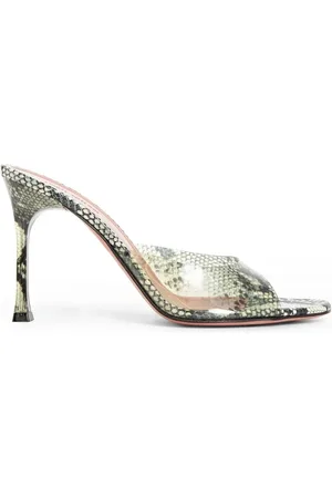 Amina Muaddi Damen, Schuhe, Grün, 40 EUGröße: