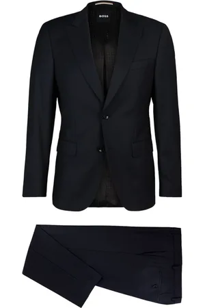 HUGO BOSS Herren, Anzüge, Schwarzk, MGröße: