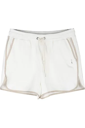 ELEVENTY Damen, Shorts, Weiß, MGröße: