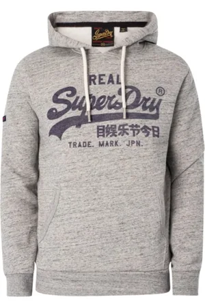 Superdry Herren, Sweatshirts & Hoodies, Grau, SGröße: