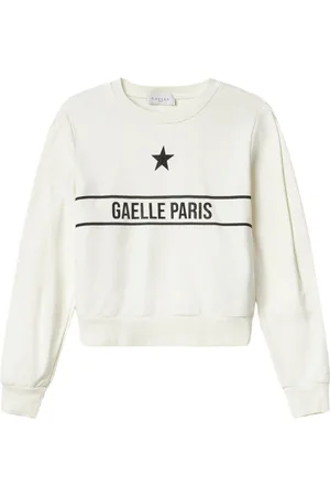 GAËLLE Damen, Sweatshirts & Hoodies, Weiß, LGröße: