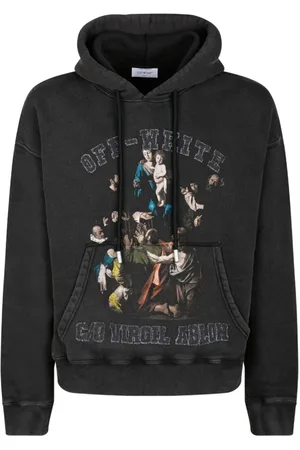 OFF-WHITE Herren, Sweatshirts & Hoodies, Schwarzk, MGröße: