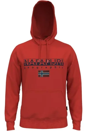 Napapijri Herren, Sweatshirts & Hoodies, Rot, MGröße:
