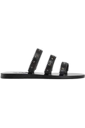 Ancient Greek Sandals Damen, Schuhe, Schwarzk, 40 EUGröße: