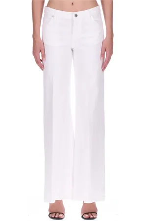 ERMANNO SCERVINO Damen, Hosen, Weiß, MGröße:
