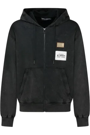 Dolce & Gabbana Herren, Sweatshirts & Hoodies, Schwarzk, MGröße: