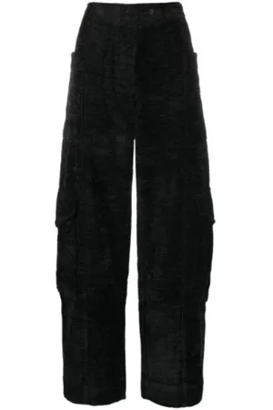 Ganni Damen, Hosen, Schwarzk, XSGröße: