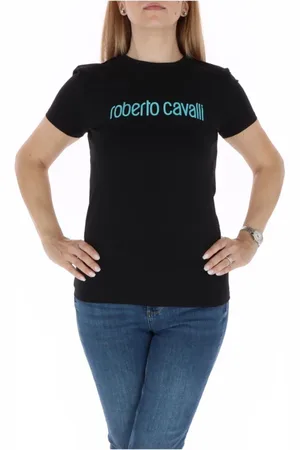 Roberto Cavalli Damen, Oberteile, Schwarzk, LGröße: