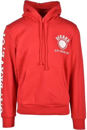 Diesel Herren, Sweatshirts & Hoodies, Rot, 2XLGröße: