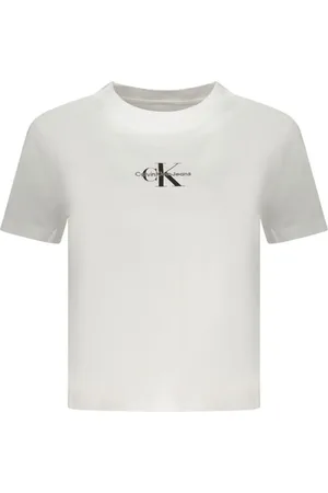 Calvin Klein Damen, Oberteile, Weiß, SGröße: