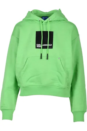 Karl Lagerfeld Damen, Sweatshirts & Hoodies, Grün, LGröße: