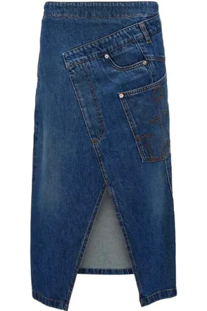 J.W.Anderson Damen, Röcke, Blau, 2XSGröße: