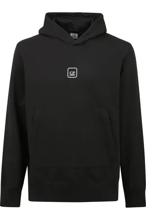 C.P. Company Herren, Sweatshirts & Hoodies, Schwarzk, LGröße:
