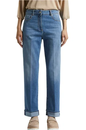 PESERICO SIGN Damen, Jeans, Blau, LGröße: