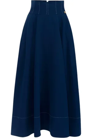 Elisabetta Franchi Damen, Röcke, Blau, XLGröße:
