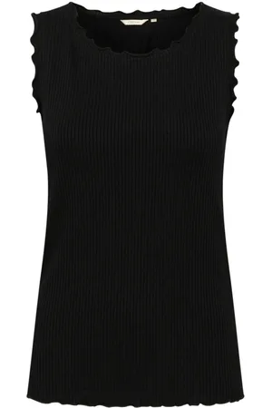Cream Damen, Oberteile, Schwarzk, XLGröße: