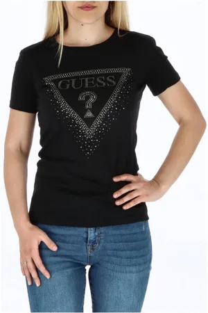 Guess Damen, Oberteile, Schwarzk, XSGröße: