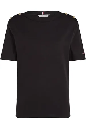 Tommy Hilfiger Damen, Oberteile, Schwarzk, XSGröße: