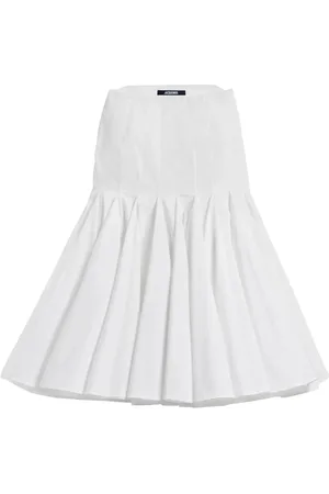 Jacquemus Damen, Röcke, Weiß, SGröße: