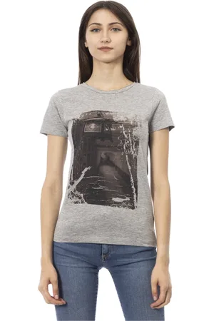 Trussardi Damen, Oberteile, Grau, MGröße: