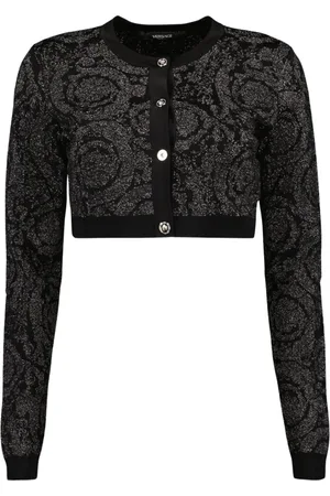 VERSACE Damen, Strickwaren, Schwarzk, XSGröße: