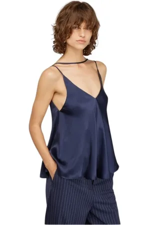 SEMICOUTURE Damen, Oberteile, Blau, MGröße: