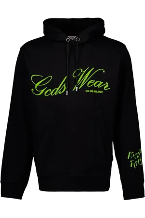 GCDS Herren, Sweatshirts & Hoodies, Schwarzk, MGröße: