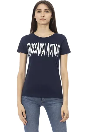 Trussardi Damen, Oberteile, Blau, MGröße: