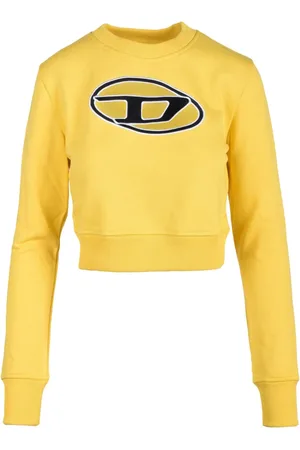 Diesel Damen, Sweatshirts & Hoodies, Gelb, SGröße:
