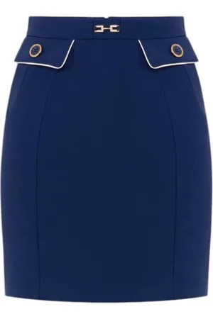 Elisabetta Franchi Damen, Röcke, Blau, XSGröße: