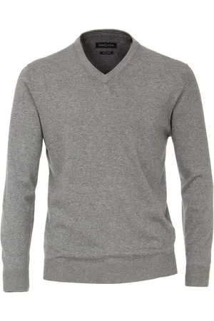 Casa Moda Herren, Strickwaren, Grau, SGröße: