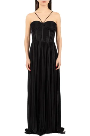 Pinko Damen, Kleider, Schwarzk, MGröße: