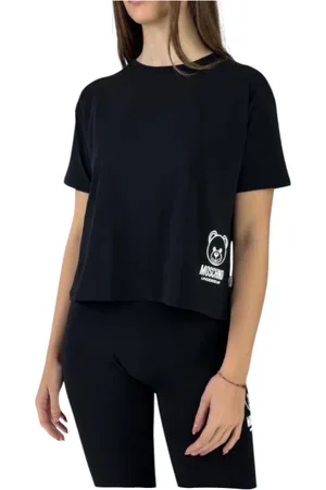 Moschino Damen, Oberteile, Schwarzk, XSGröße: