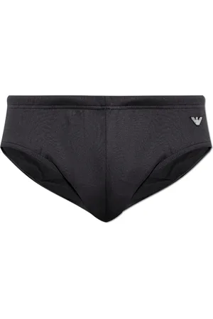 Emporio Armani Herren, Bademode, Schwarzk, SGröße: