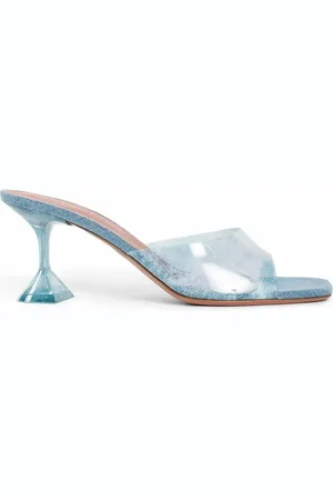 Amina Muaddi Damen, Schuhe, Blau, 39 1/2 EUGröße: