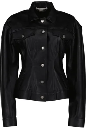 Stella McCartney Damen, Jacken, Schwarzk, XSGröße:
