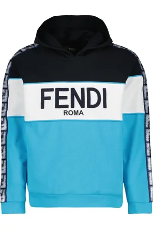 Fendi Herren, Sweatshirts & Hoodies, Blau, SGröße: