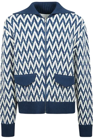 Lanvin Herren, Strickwaren, Blau, LGröße: