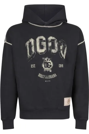 Dolce & Gabbana Herren, Sweatshirts & Hoodies, Schwarzk, SGröße: