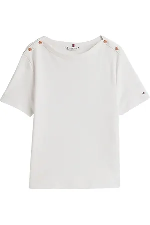 Tommy Hilfiger Damen, Oberteile, Weiß, SGröße: