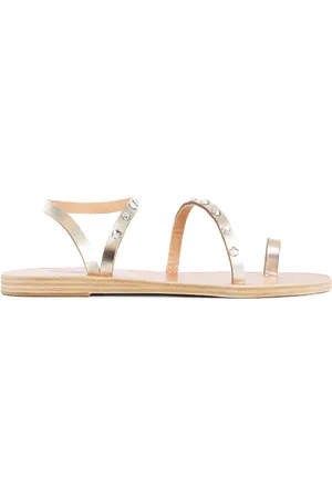 Ancient Greek Sandals Damen, Schuhe, Grau, 37 EUGröße: