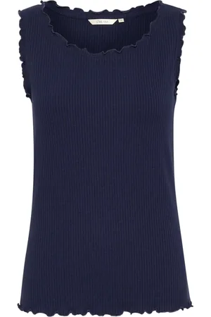 Cream Damen, Oberteile, Blau, LGröße: