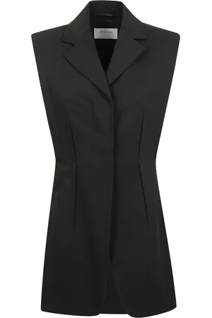 Sportmax Damen, Jacken, Schwarzk, 2XSGröße: