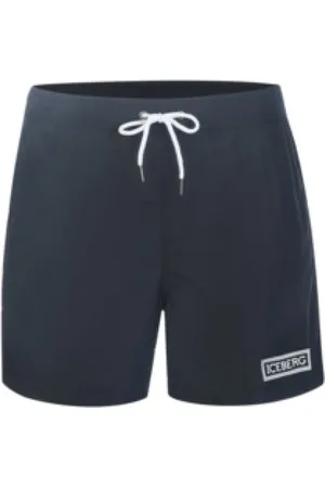 Iceberg Herren, Bademode, Schwarzk, MGröße: