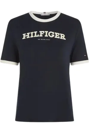 Tommy Hilfiger Damen, Oberteile, Schwarzk, LGröße: