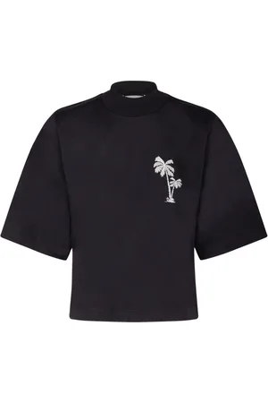 Palm Angels Damen, Oberteile, Schwarzk, SGröße: