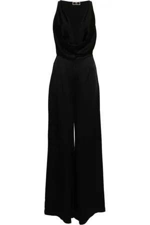 Elisabetta Franchi Damen, Jumpsuits & Playsuits, Schwarzk, MGröße: