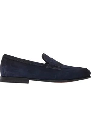 santoni Herren, Schuhe, Blau, 43 EUGröße:
